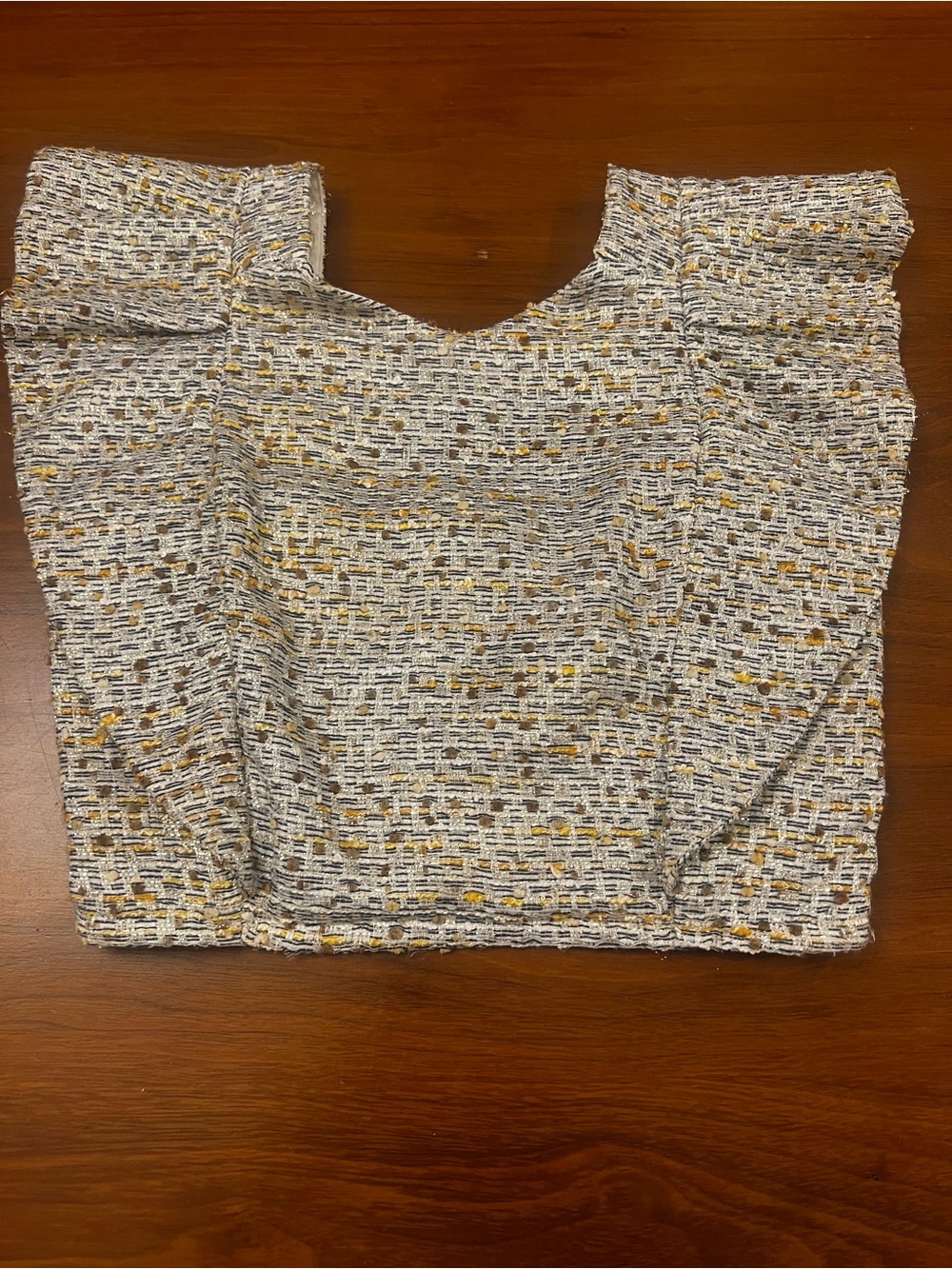 🌟 KOCH Cecilia Metallic Tweed Crop Top - Size XS